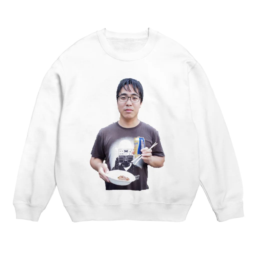 辛子明太子のバーベキュー会場の人 Crew Neck Sweatshirt