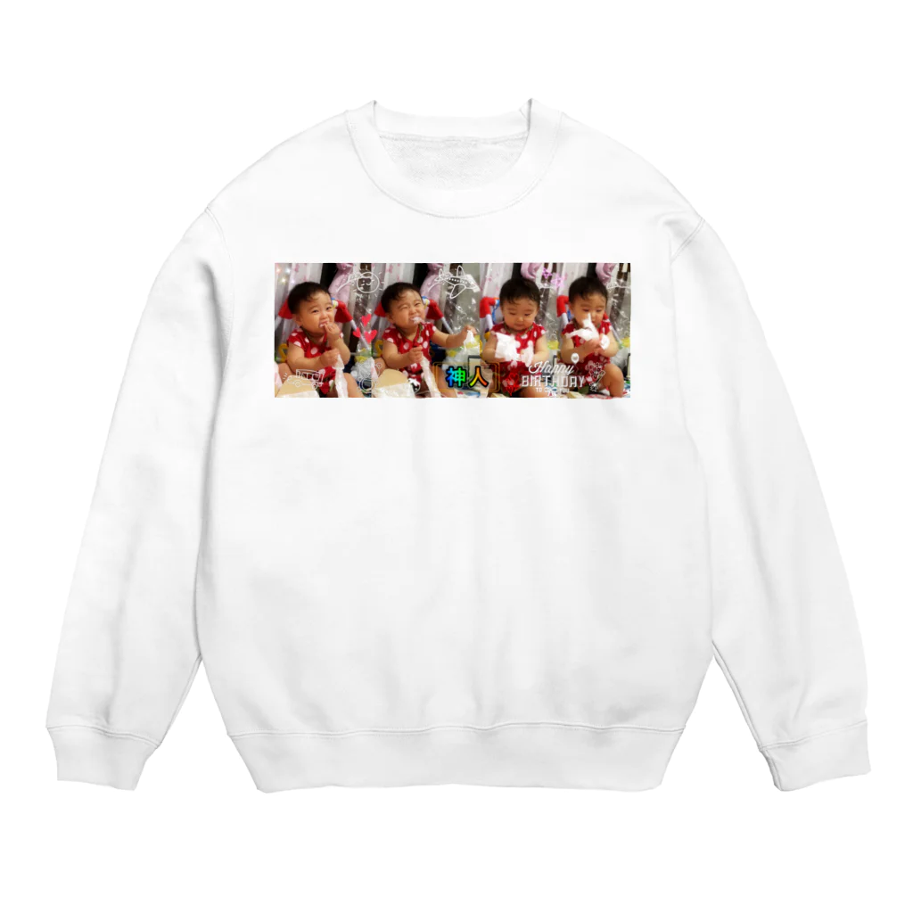 ERiPhoneのいたずら神人 Crew Neck Sweatshirt