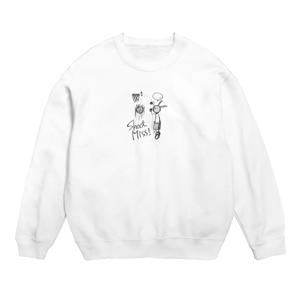 いぐ丸のシュートミス！ Crew Neck Sweatshirt