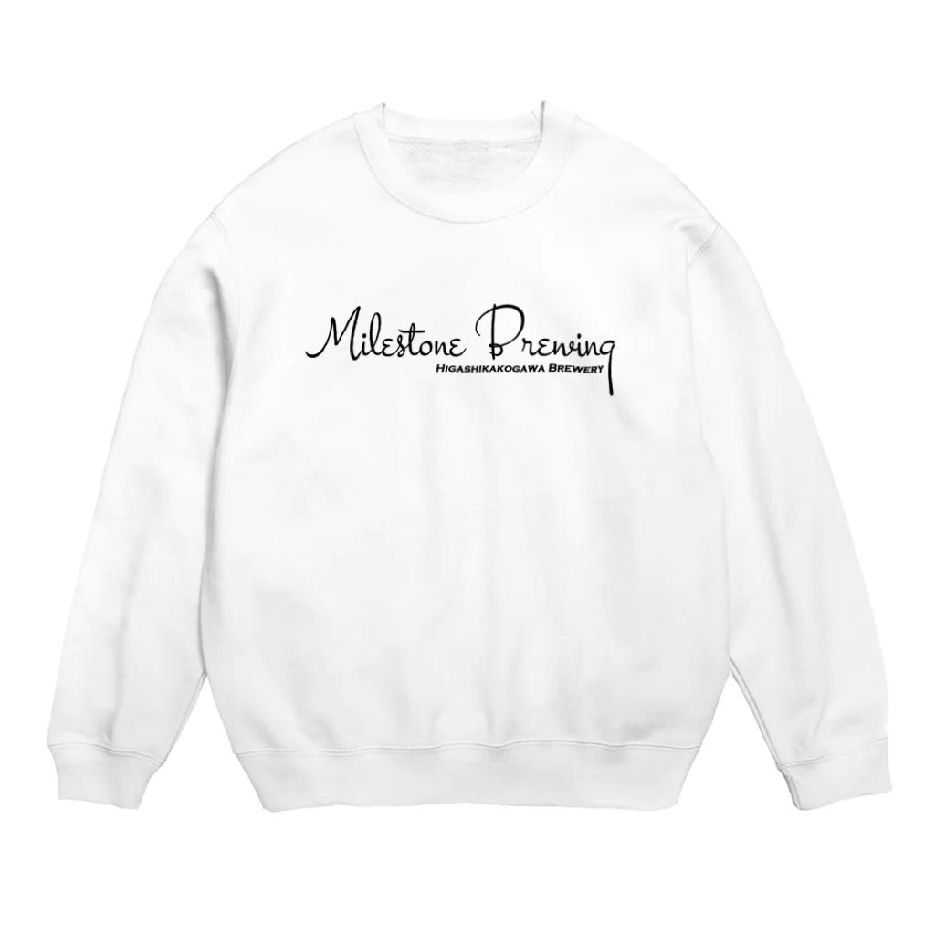 MilestoneBrewingのMilestone Brewingシンプルロゴトップス Crew Neck Sweatshirt