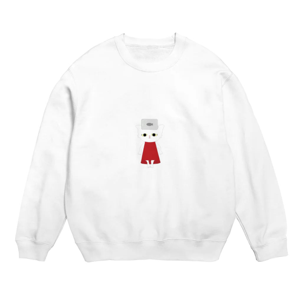 NISHI のエンジニア猫 Crew Neck Sweatshirt