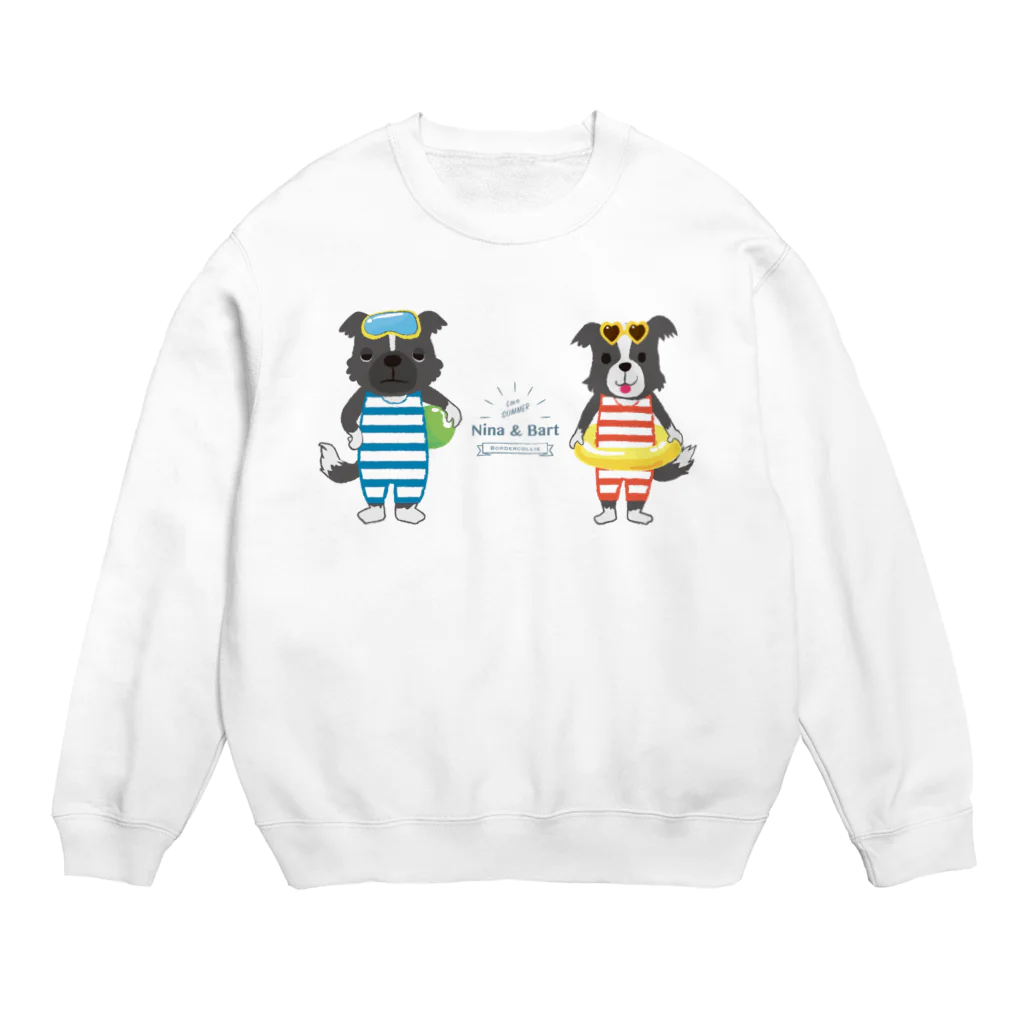 nowhitonの【nina&bart】ニナとバート (Love SUMMER) Crew Neck Sweatshirt