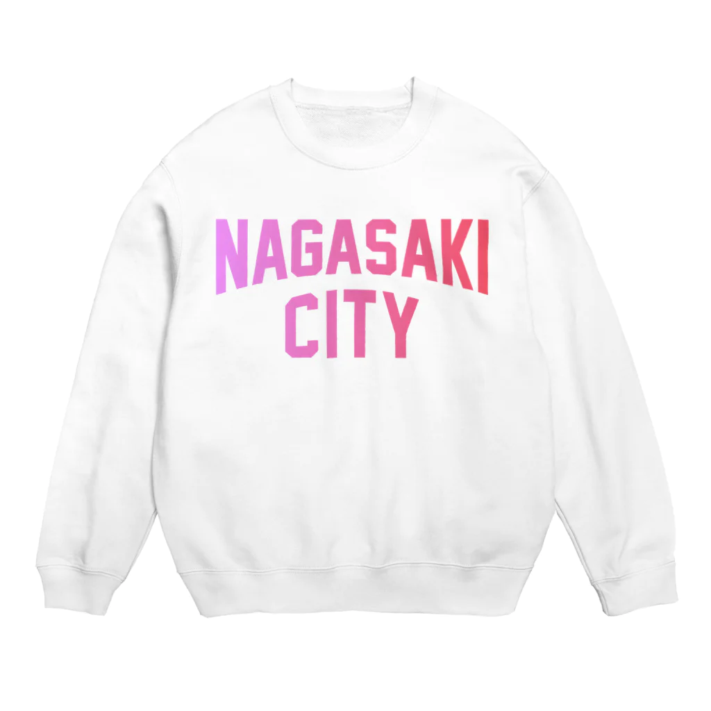 JIMOTO Wear Local Japanの長崎市 NAGASAKI CITY Crew Neck Sweatshirt