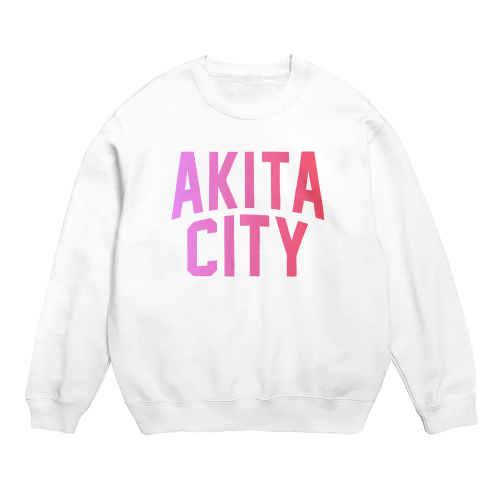 JIMOTOE Wear Local Japanの秋田市 AKITA CITY Crew Neck Sweatshirt