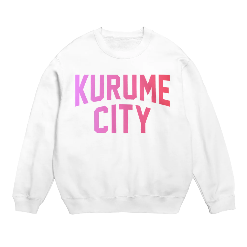 JIMOTOE Wear Local Japanの久留米市 KURUME CITY Crew Neck Sweatshirt