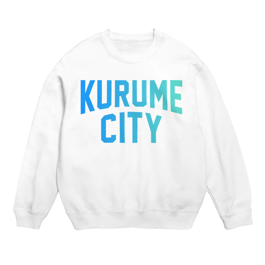 JIMOTOE Wear Local Japanの久留米市 KURUME CITY Crew Neck Sweatshirt