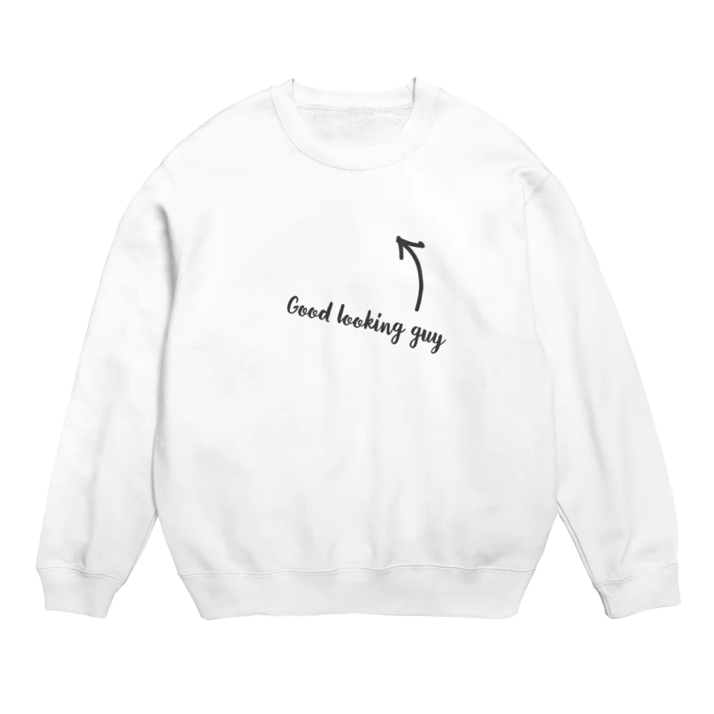 まるこやさんのGood looking guy  イケメン Crew Neck Sweatshirt