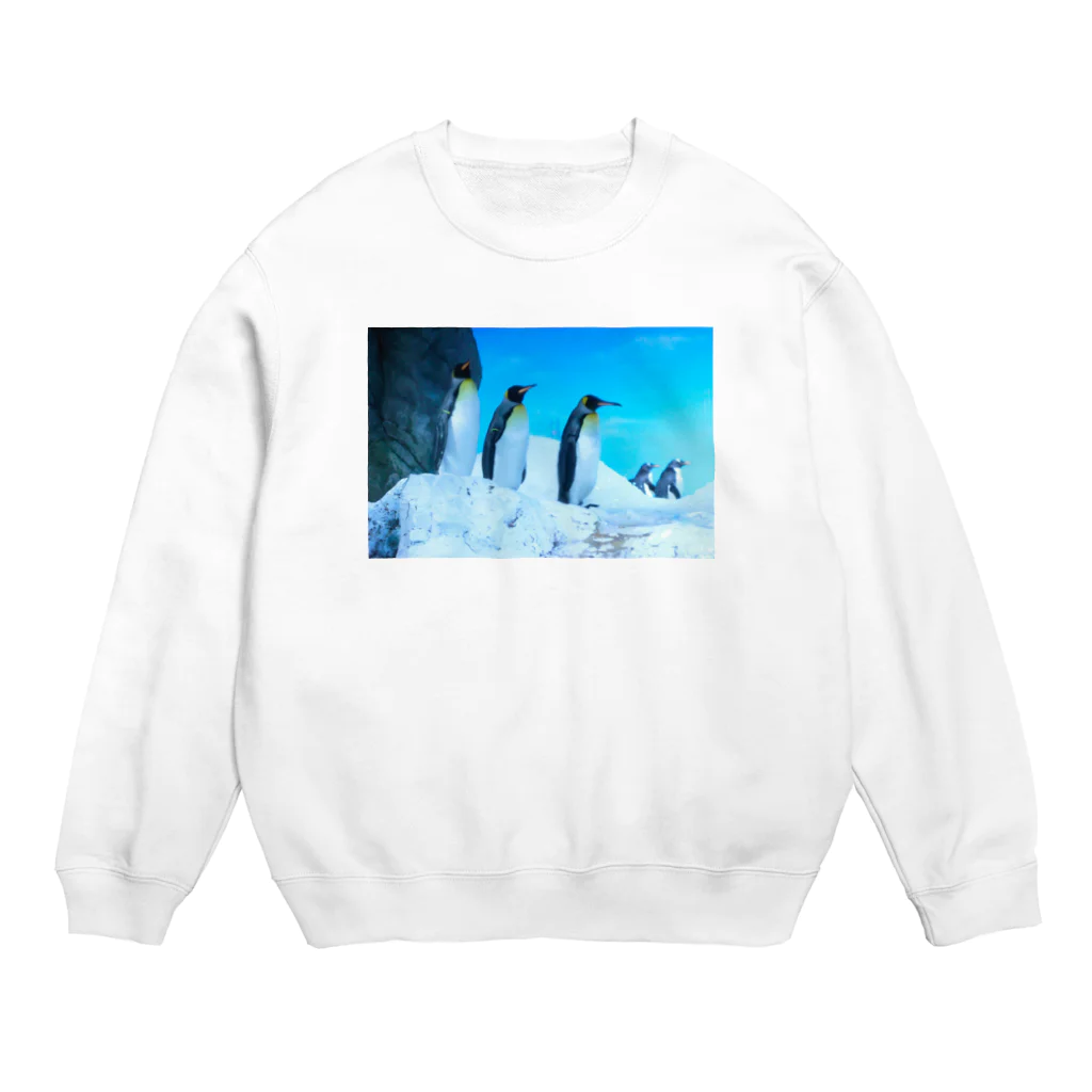 Catcatのペンギン3兄弟 Crew Neck Sweatshirt