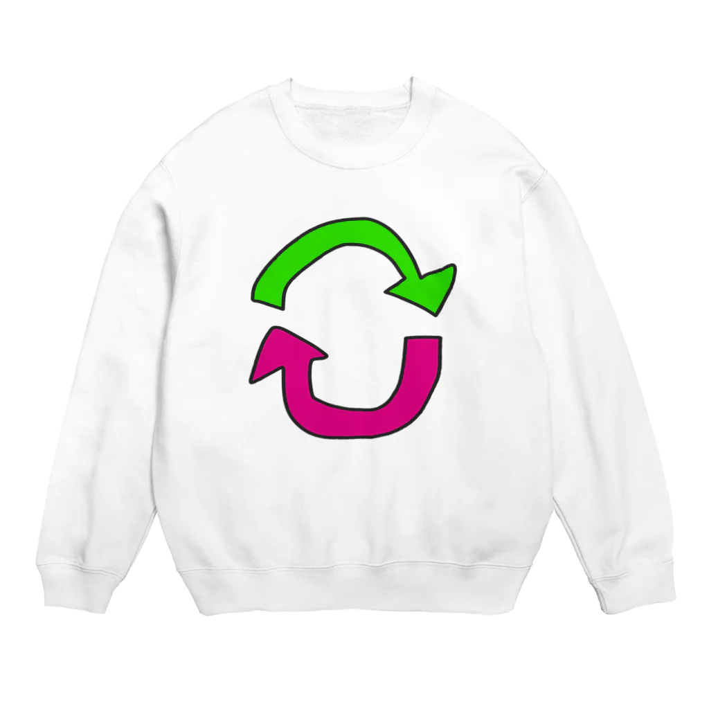 ヒロポン販売所のリサイクル！？ Crew Neck Sweatshirt