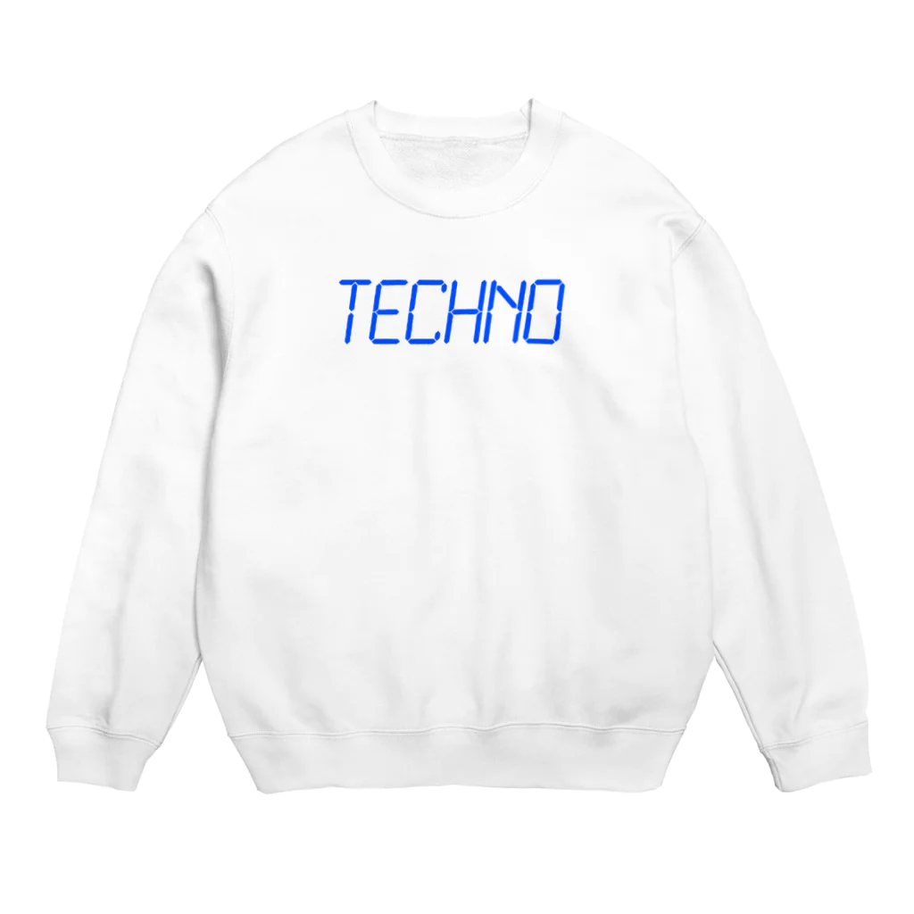 Day_and_postersのTechno  Crew Neck Sweatshirt