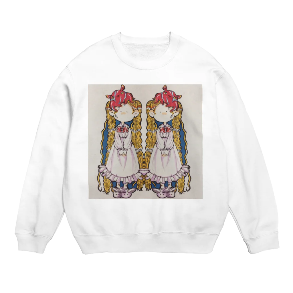 manimani_onのメンダコちゃんたち Crew Neck Sweatshirt