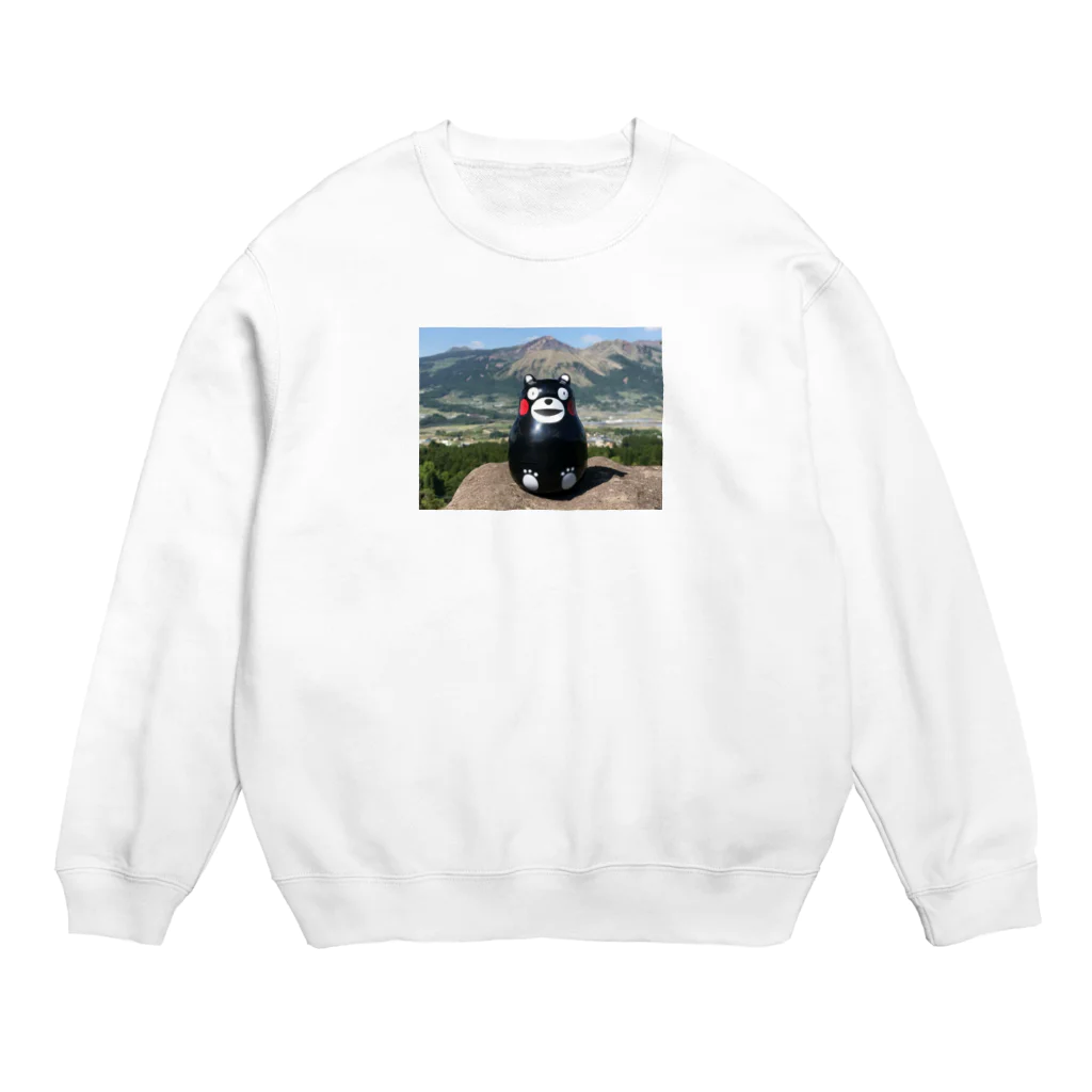 ブラジルプロポリスの くまモン起き上がりこぼし Crew Neck Sweatshirt