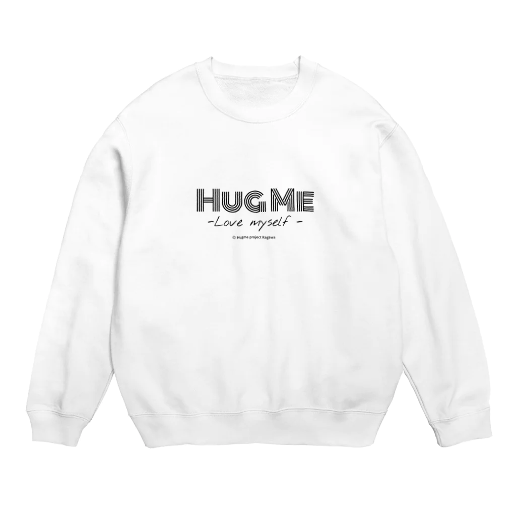 Hug Me project Kagawaのハグミーロゴ Crew Neck Sweatshirt