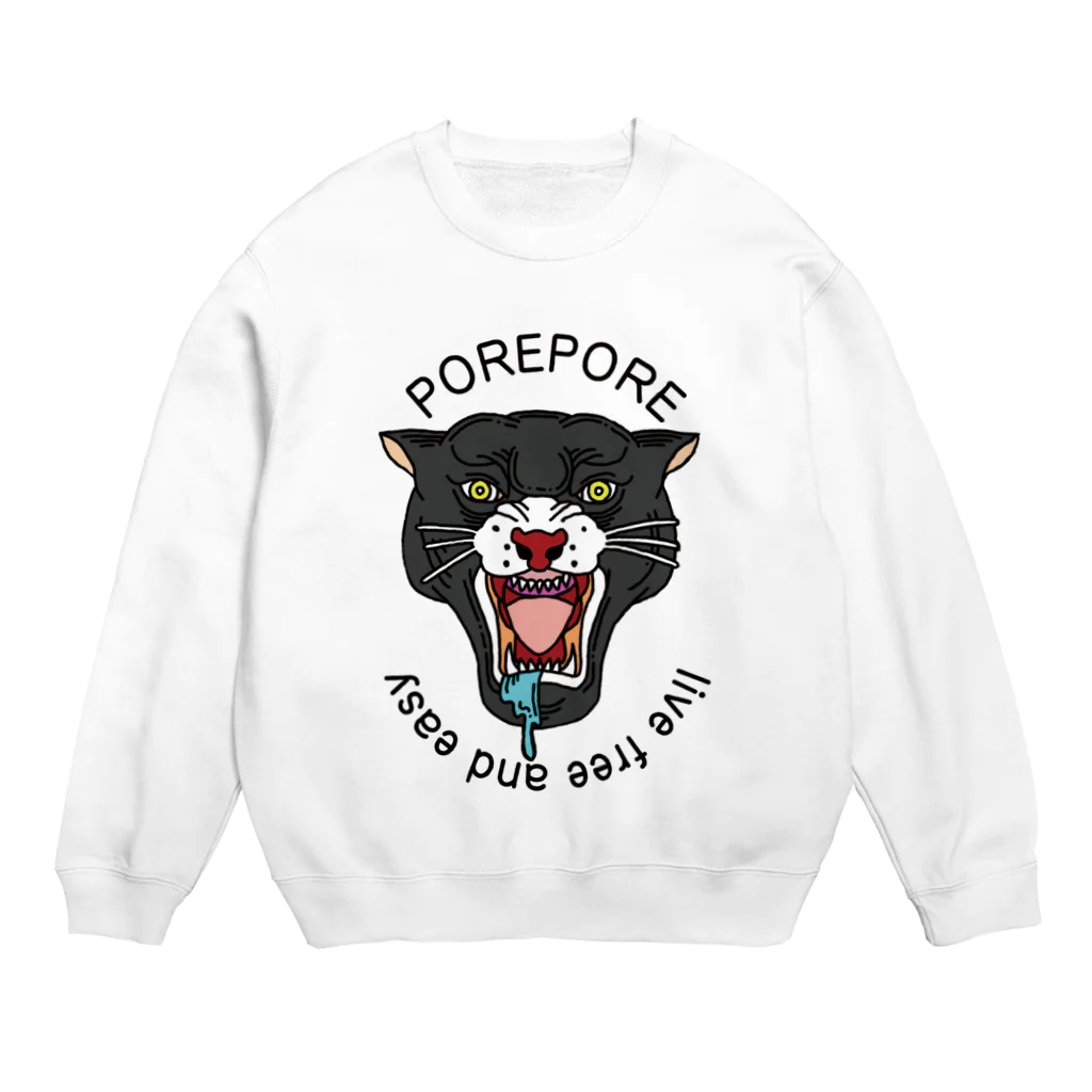 POREPOREの雷 Crew Neck Sweatshirt