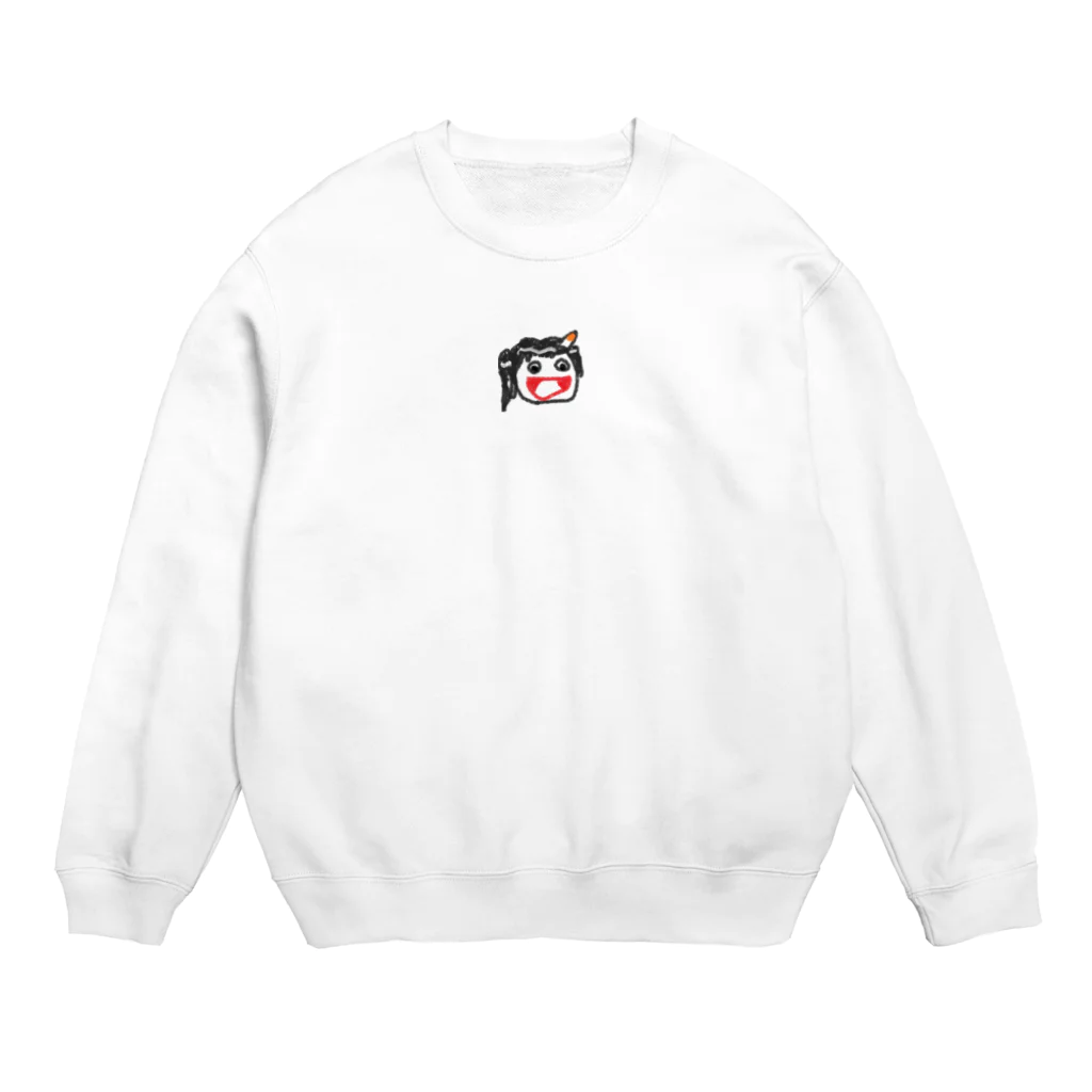 M.Okazakiの雑なポニテロボット Crew Neck Sweatshirt