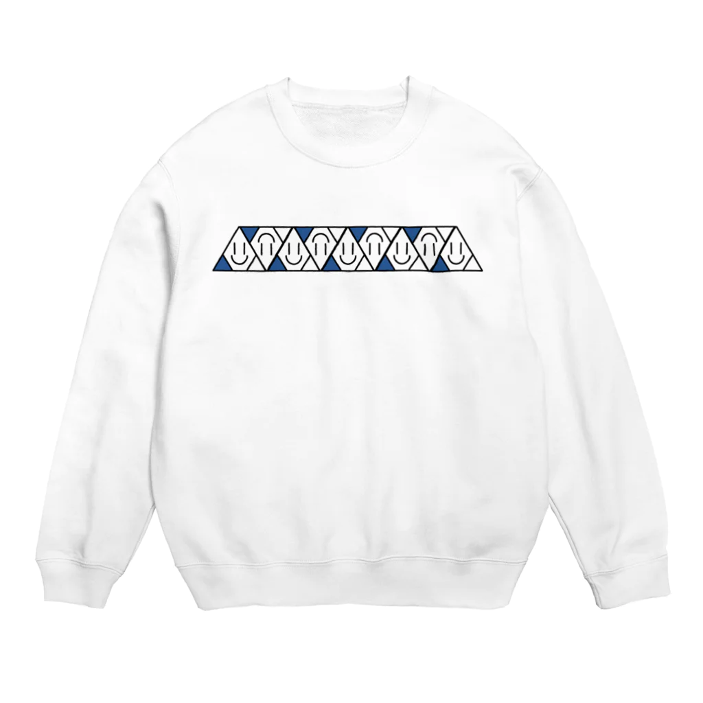 MACHI_no0223の△▽△▽△ Crew Neck Sweatshirt