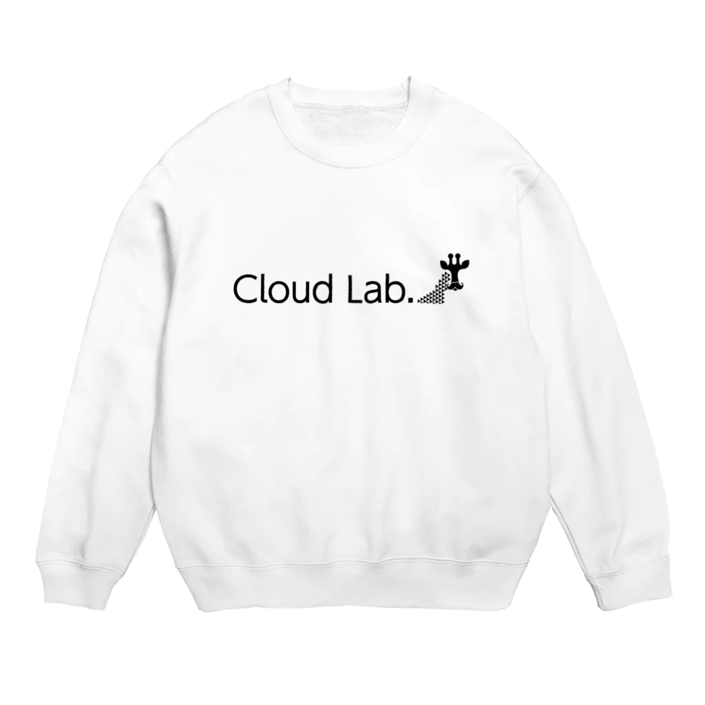 発展途上法人トムスのCloudLab_blackLogo スウェット