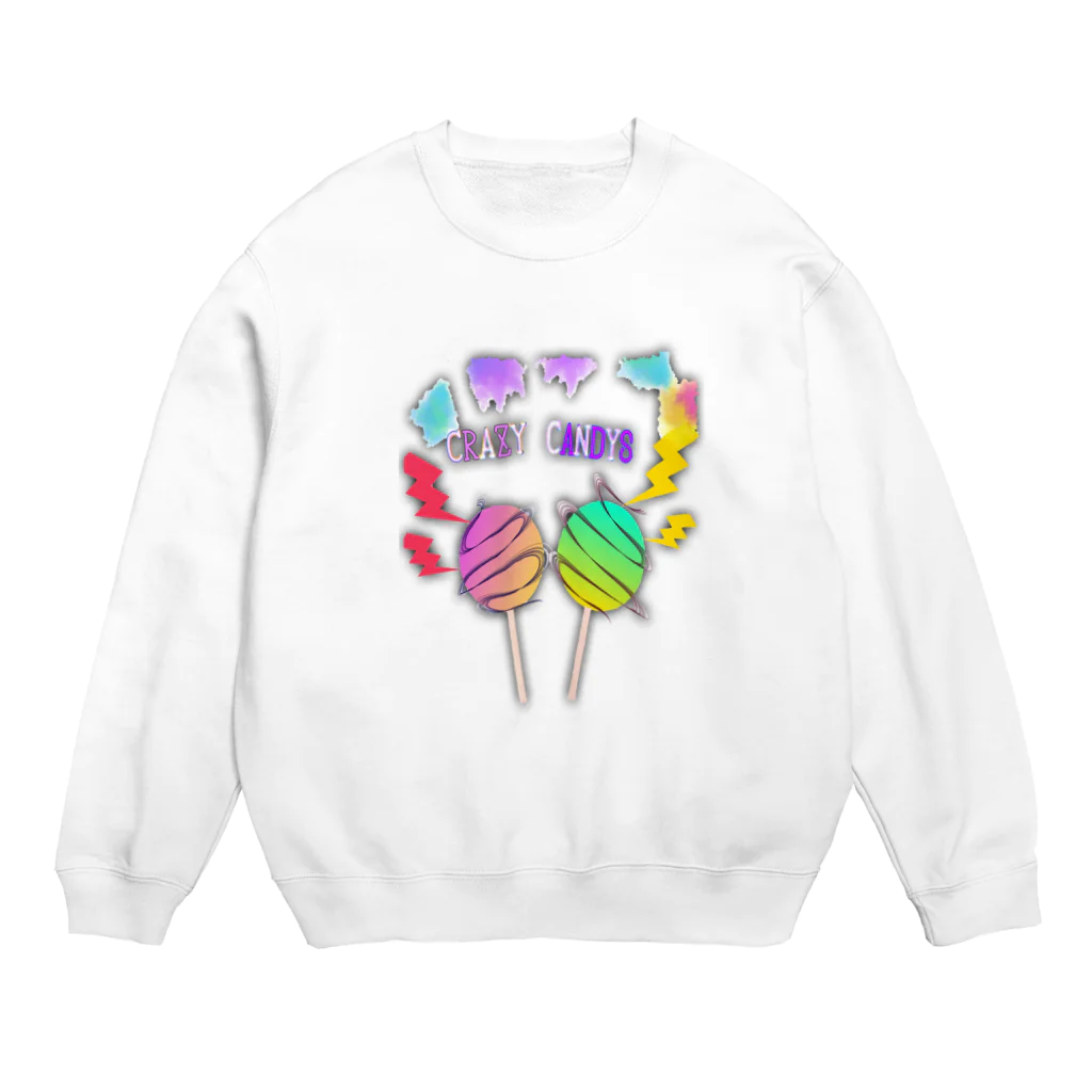 B R I G H TのCRAZY CANDYS ??  Crew Neck Sweatshirt