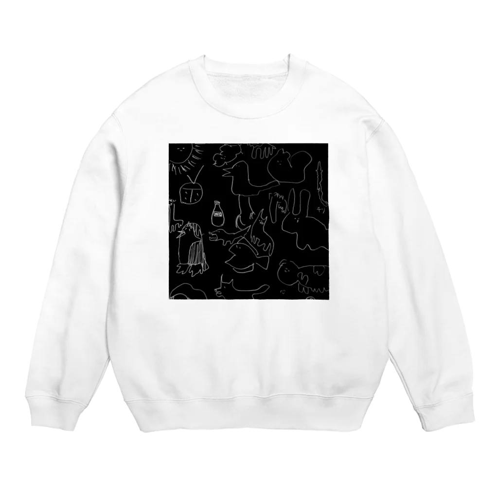 正真正銘焼肉定食のどうぶつ Crew Neck Sweatshirt