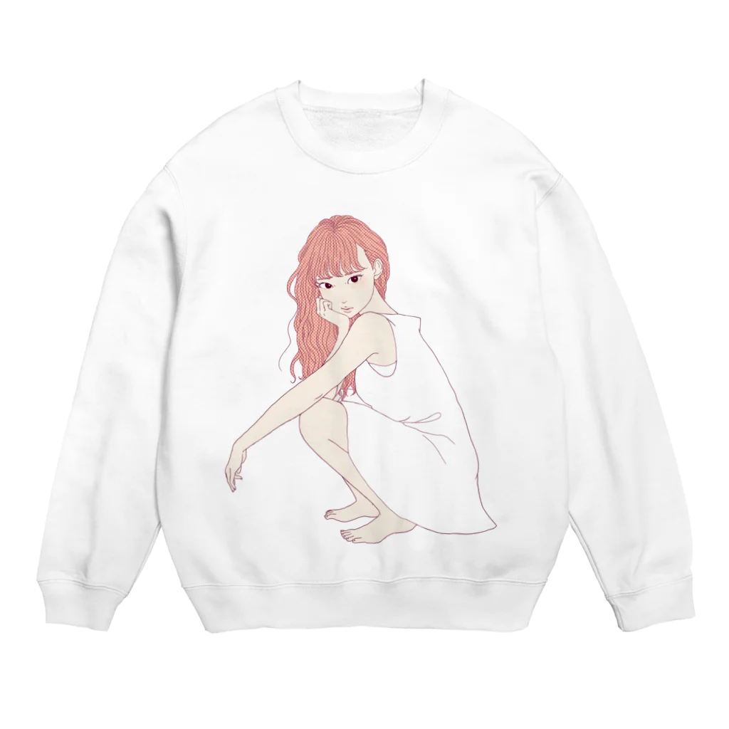 shiroifumiのアオ Crew Neck Sweatshirt