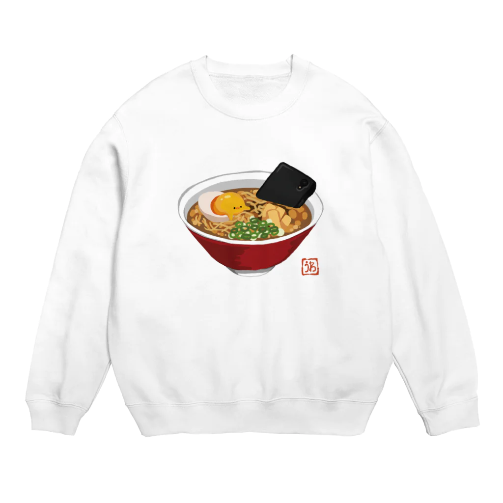 ぷにおもちSHOPのおしまいラーメン スウェット