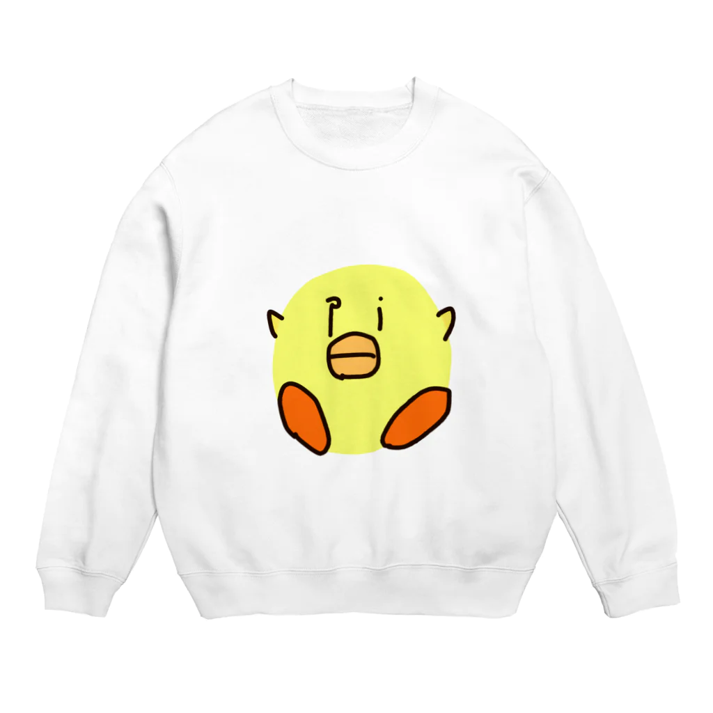 ぴよの小屋のピヨピヨちゃん Crew Neck Sweatshirt