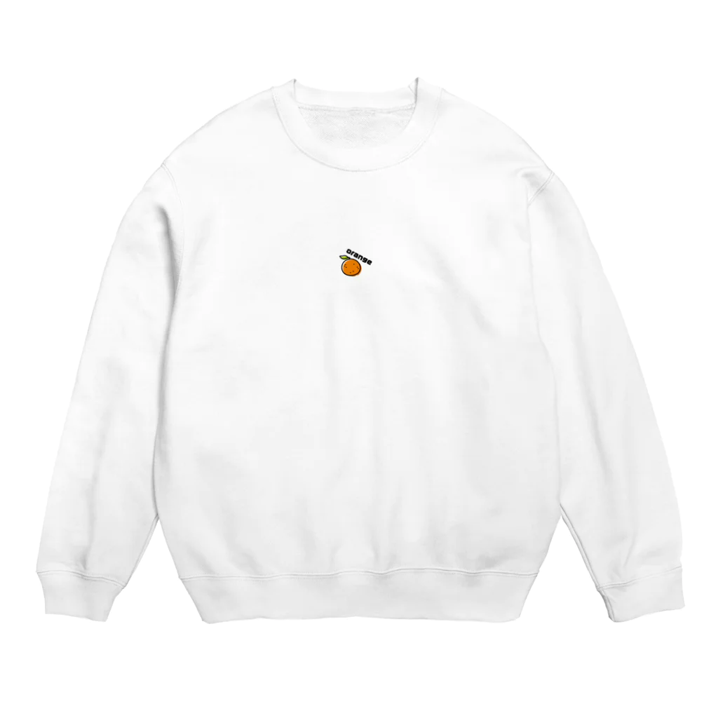 ebi_fooodの【食材ワンポイント】44_orange Crew Neck Sweatshirt