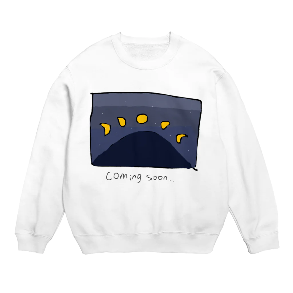 chi-taのgood night Crew Neck Sweatshirt