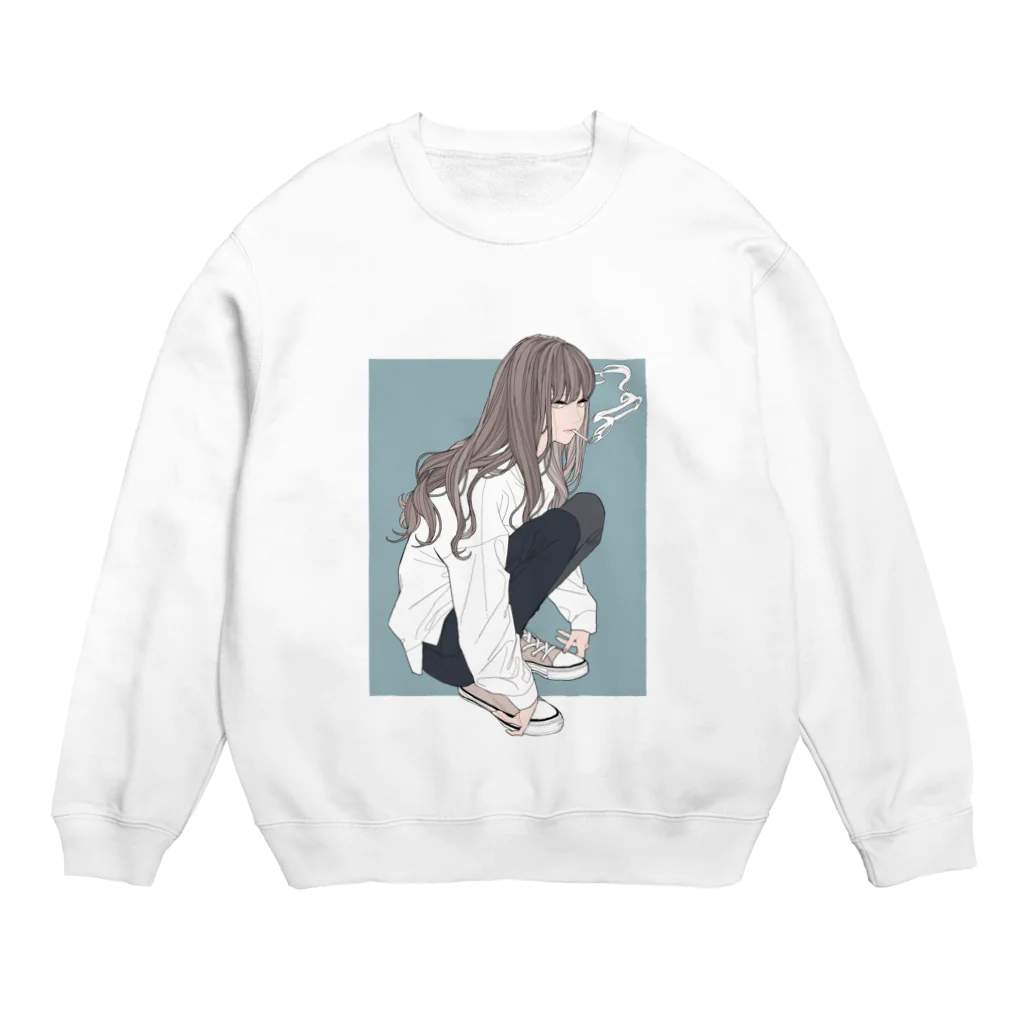 慧    子のきゃんでぃ Crew Neck Sweatshirt