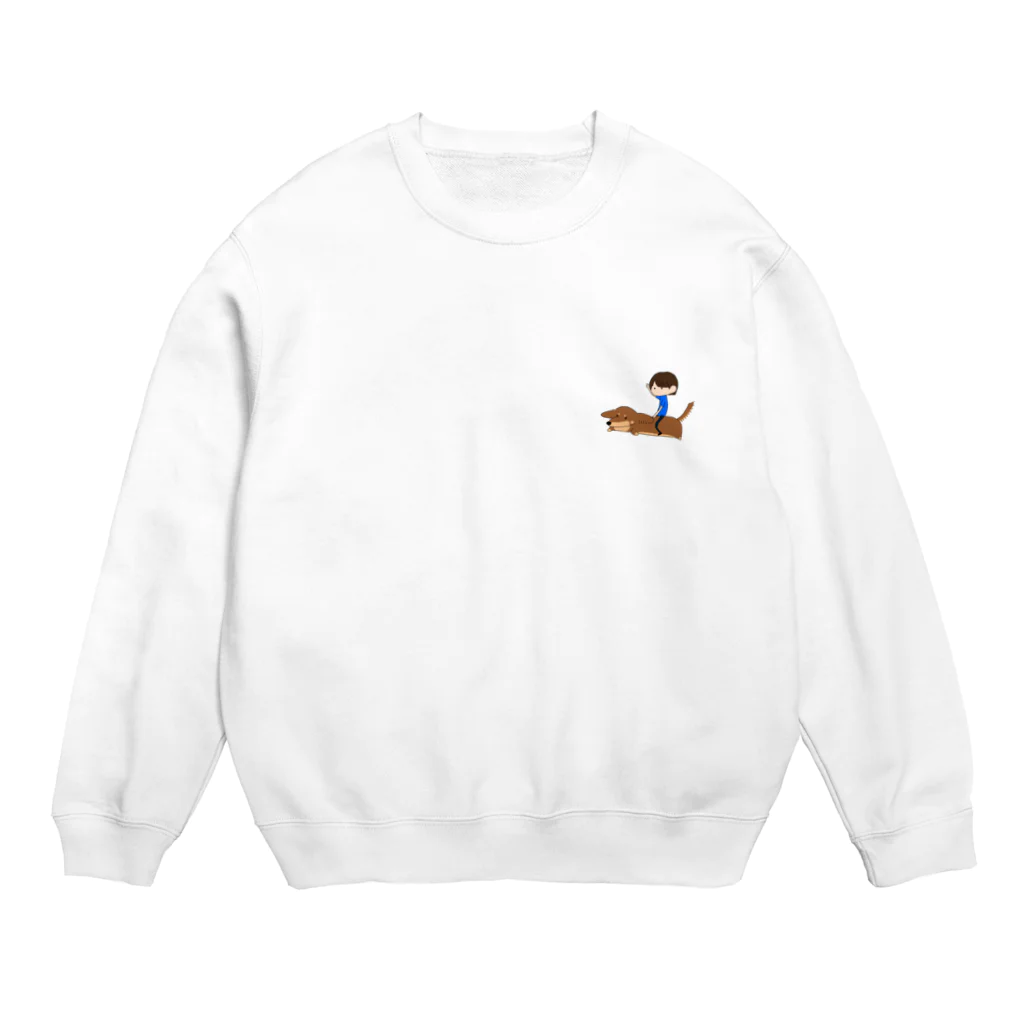 myyk960530の空翔る Crew Neck Sweatshirt