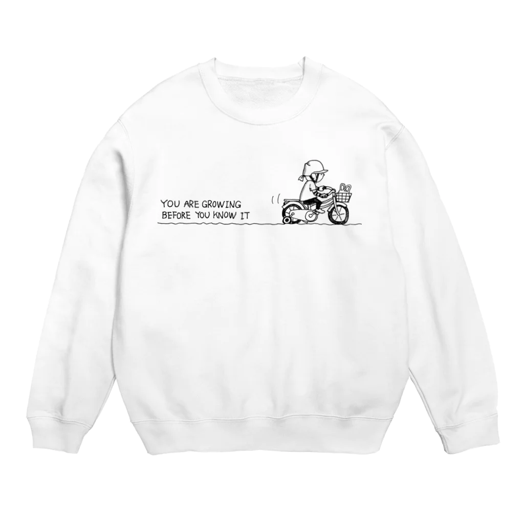 くらん堂の補助輪つき自転車 Crew Neck Sweatshirt