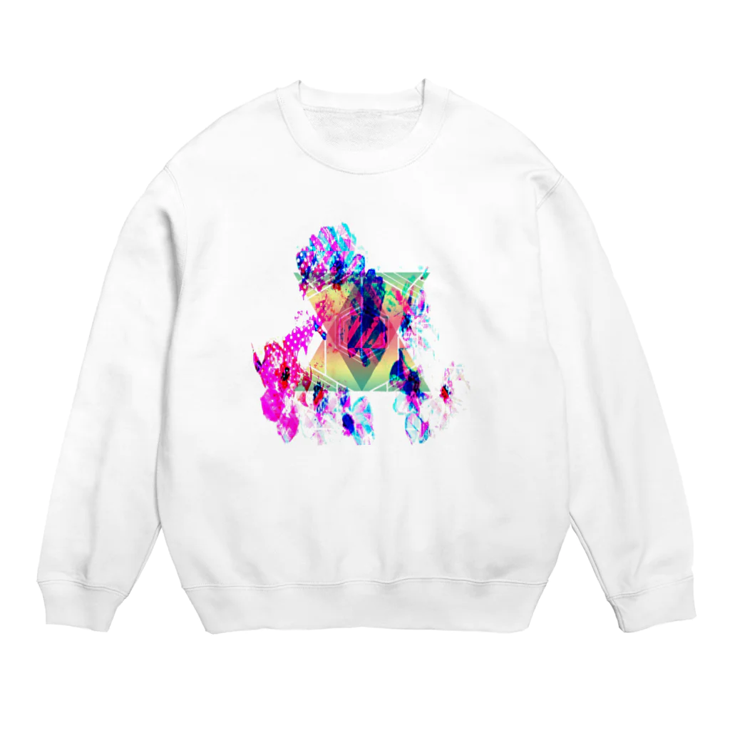 A'S WORLDのtriangleFLOWER Crew Neck Sweatshirt