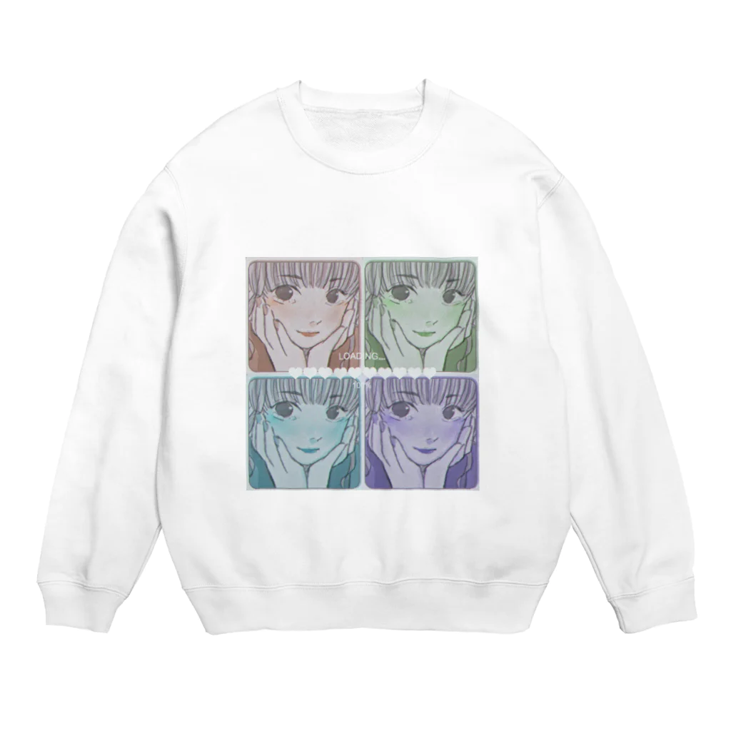 はな屋さんのKawaiiをloading… Crew Neck Sweatshirt