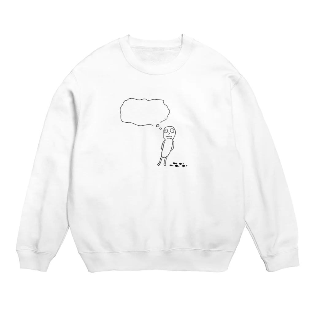 トマ・トマトの何も考えてない人 Crew Neck Sweatshirt