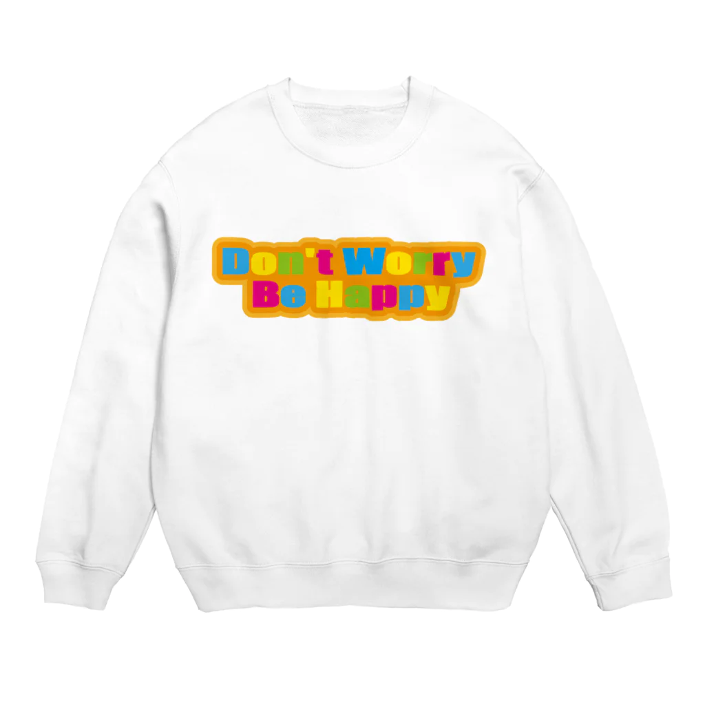 フォーヴァのDON’T WORRY BE HAPPY Crew Neck Sweatshirt