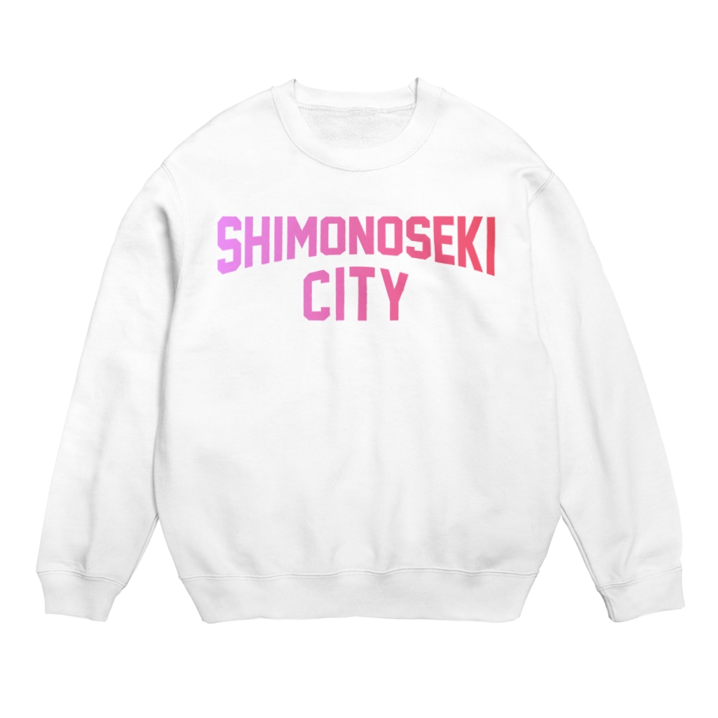 JIMOTO Wear Local Japanの下関市 SHIMONOSEKI CITY Crew Neck Sweatshirt