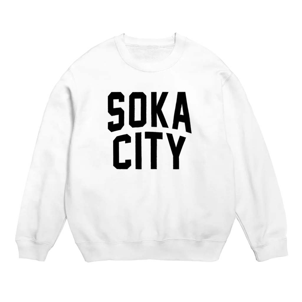 JIMOTOE Wear Local Japanの草加市 SOKA CITY Crew Neck Sweatshirt