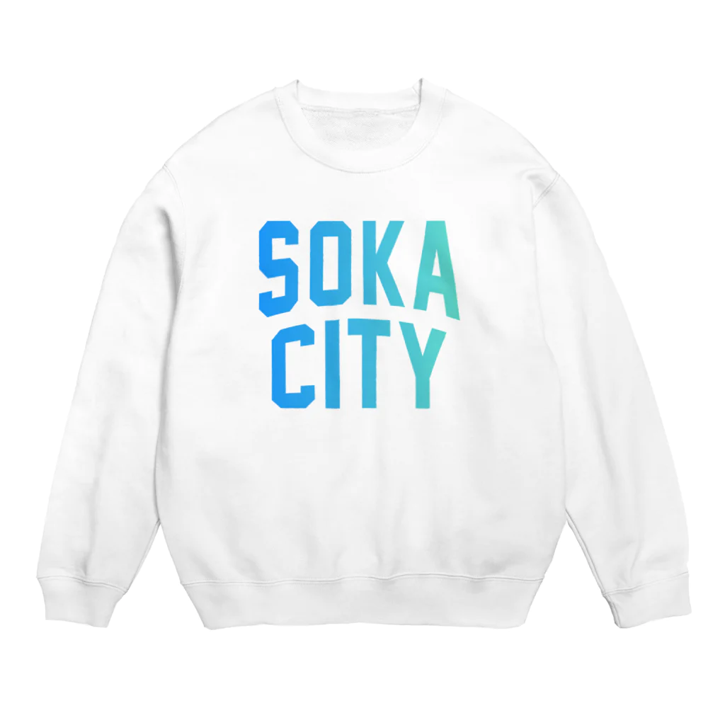 JIMOTOE Wear Local Japanの草加市 SOKA CITY Crew Neck Sweatshirt