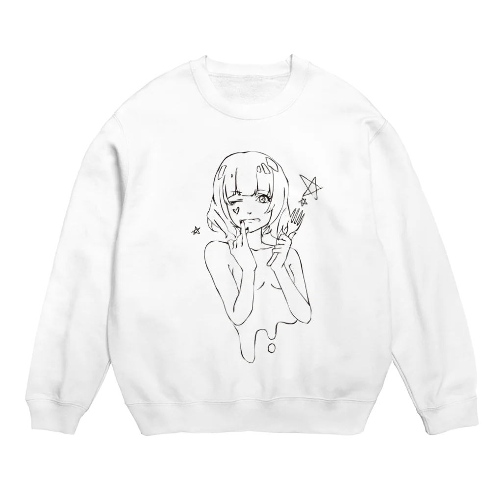 クロルのごちそうさま。 Crew Neck Sweatshirt