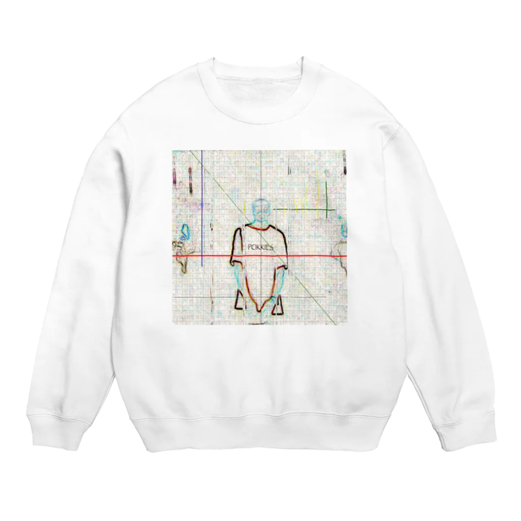 Loosebiscuitのpokkies existence Crew Neck Sweatshirt