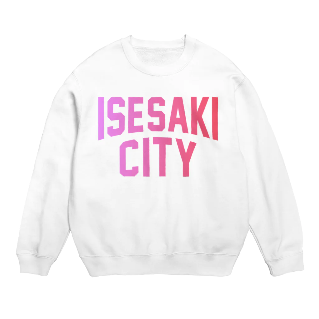 JIMOTO Wear Local Japanの伊勢崎市 ISESAKI CITY Crew Neck Sweatshirt