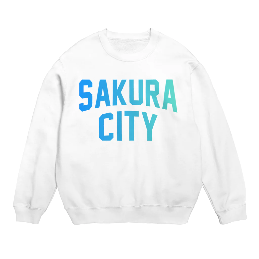 JIMOTO Wear Local Japanの佐倉市 SAKURA CITY Crew Neck Sweatshirt