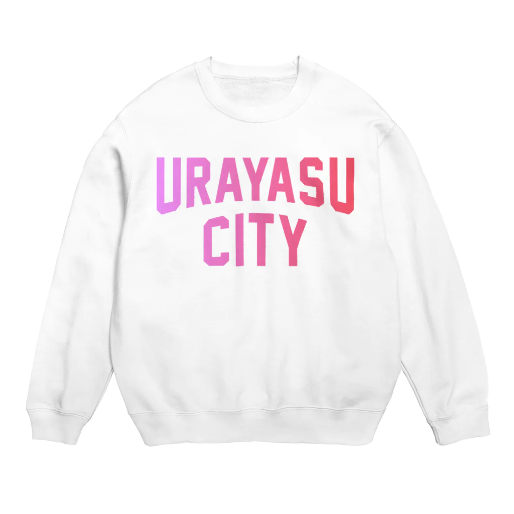 JIMOTOE Wear Local Japanの浦安市 URAYASU CITY Crew Neck Sweatshirt