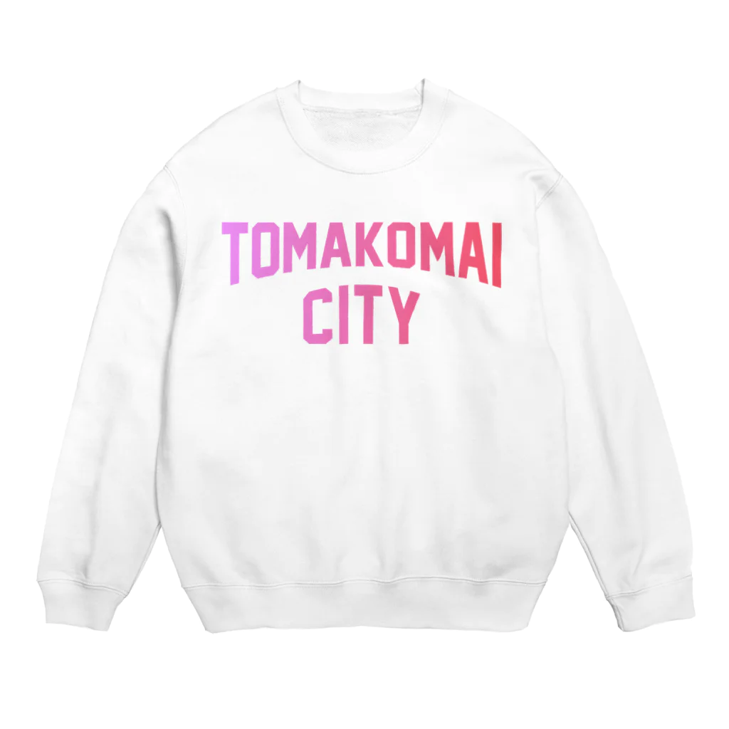JIMOTOE Wear Local Japanの苫小牧市 TOMAKOMAI CITY Crew Neck Sweatshirt