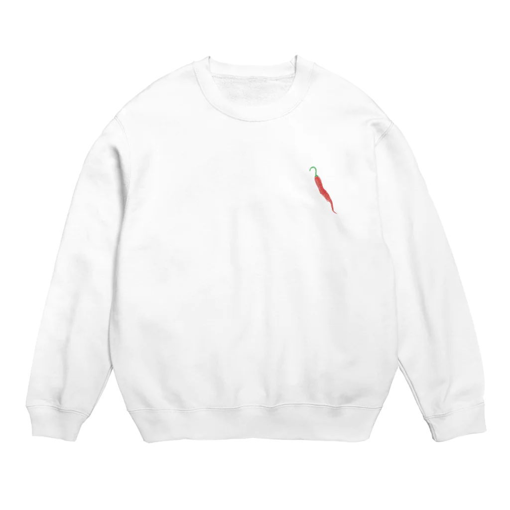 さそり売り場のトウガラシの絵 Crew Neck Sweatshirt