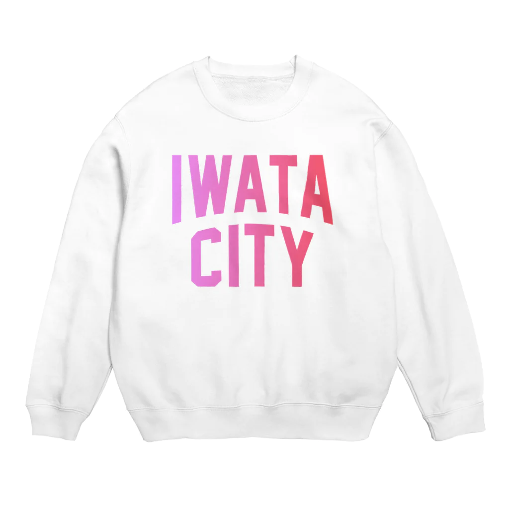 JIMOTOE Wear Local Japanの磐田市 IWATA CITY Crew Neck Sweatshirt