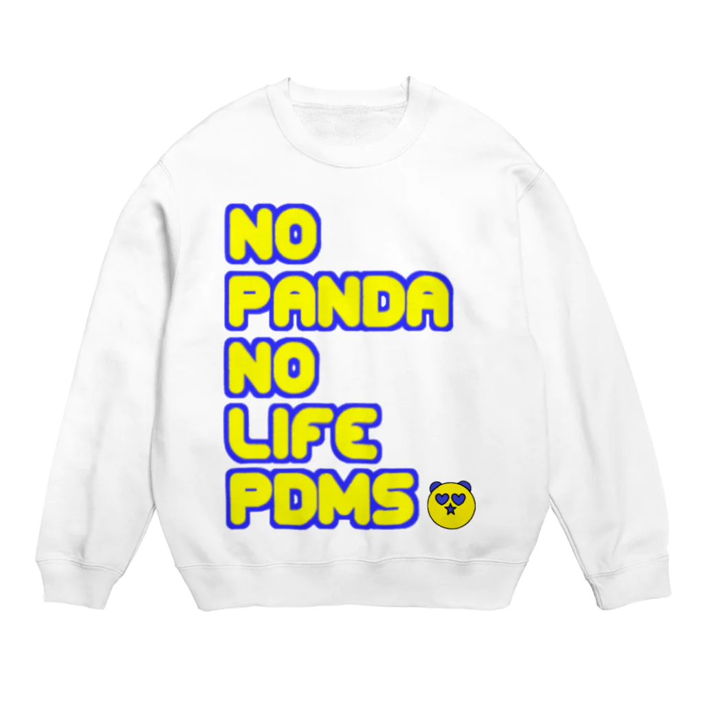 PANDA MADNESS "PDMS"のNO PANDA NO LIFE Crew Neck Sweatshirt