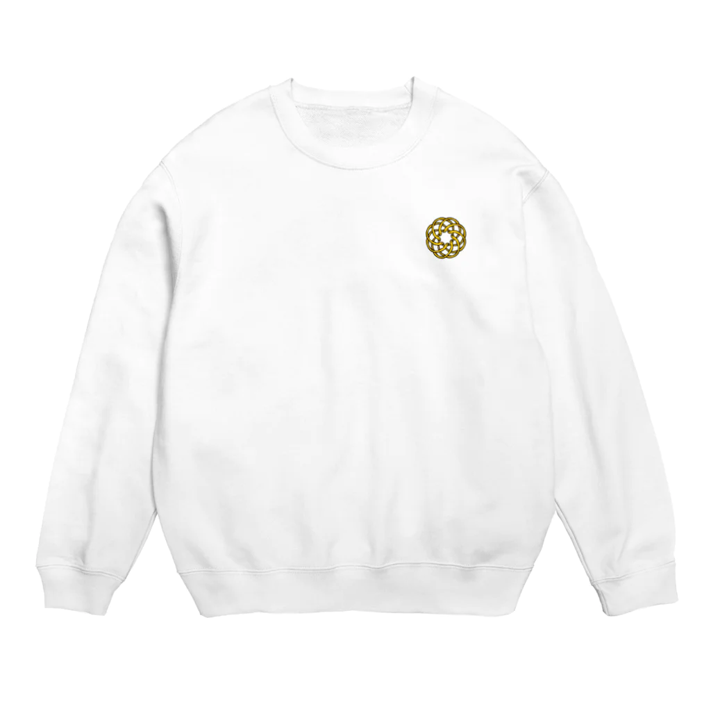 柄パゴスのなかよしウロボロス Crew Neck Sweatshirt