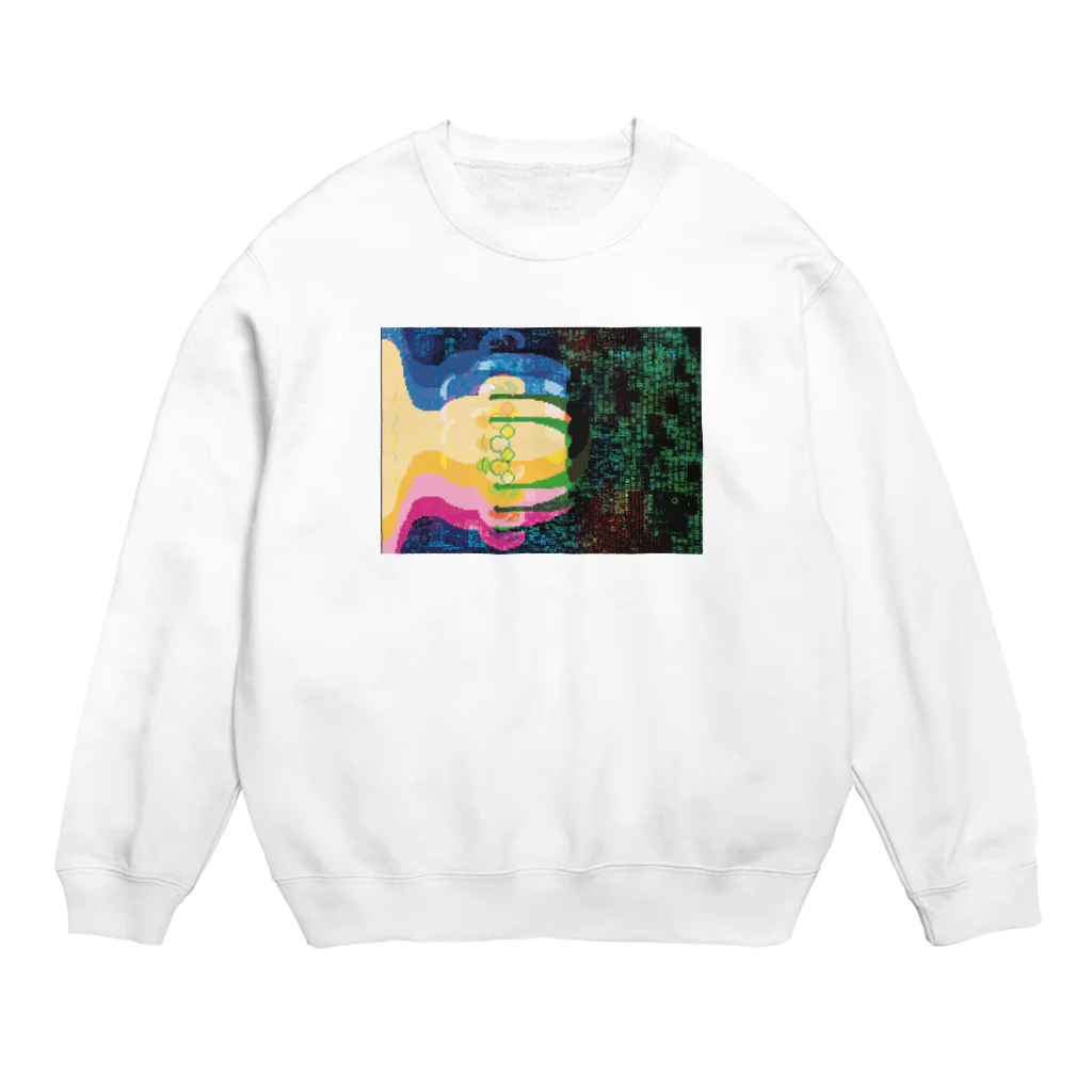 六尺三太郎の電脳新皮質 Crew Neck Sweatshirt