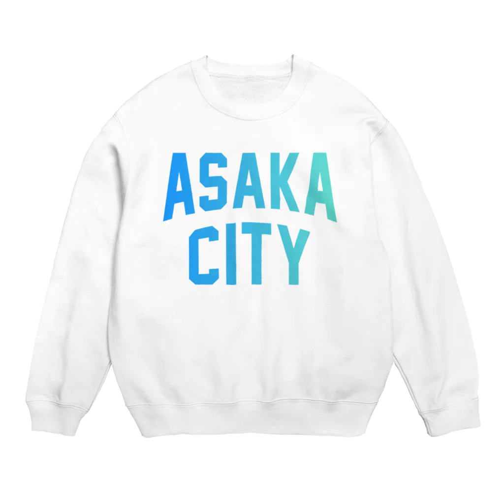 JIMOTO Wear Local Japanの朝霞市 ASAKA CITY Crew Neck Sweatshirt